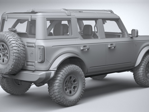 Bronco First Edition 4-door 2021 3D Model