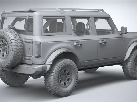 Bronco First Edition 4-door 2021 3D Model