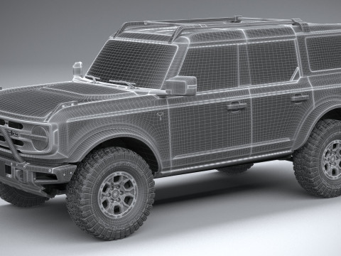 Bronco First Edition 4-door 2021 3D Model