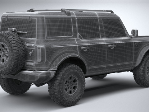 Bronco First Edition 4-door 2021 3D Model