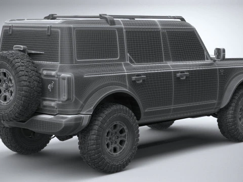 Bronco First Edition 4-door 2021 3D Model
