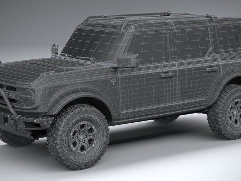 Bronco First Edition 4-door 2021 3D Model