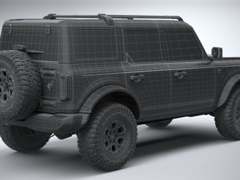 Bronco First Edition 4-door 2021 3D Model