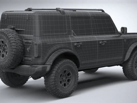 Bronco First Edition 4-door 2021 3D Model