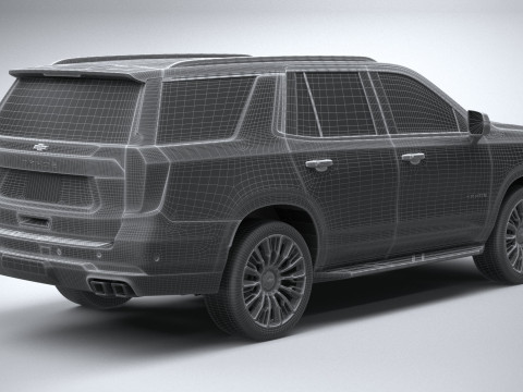 Chevrolet High Country Tahoe 2025 Modello 3D