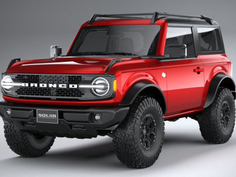 Bronco Wildtrak 2-door 2021 Modelo 3D