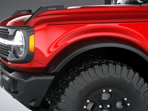 Bronco Wildtrak 2-door 2021 Modelo 3D