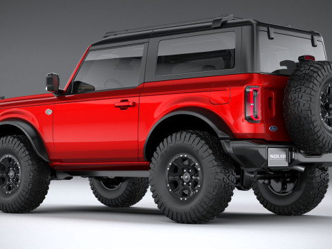 Bronco Wildtrak 2-door 2021 Modelo 3D