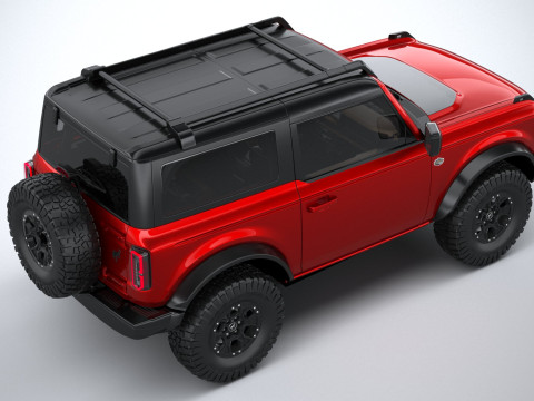 Bronco Wildtrak 2-door 2021 Modelo 3D