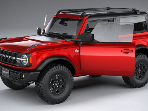 Bronco Wildtrak 2-door 2021 Modelo 3D