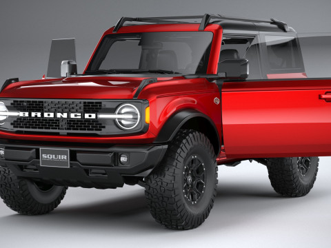 Bronco Wildtrak 2-door 2021 Modelo 3D