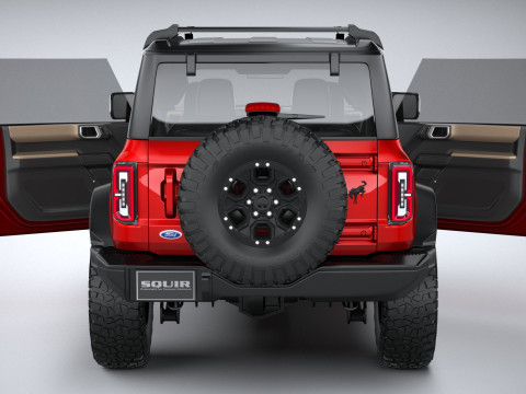 Bronco Wildtrak 2-door 2021 Modelo 3D