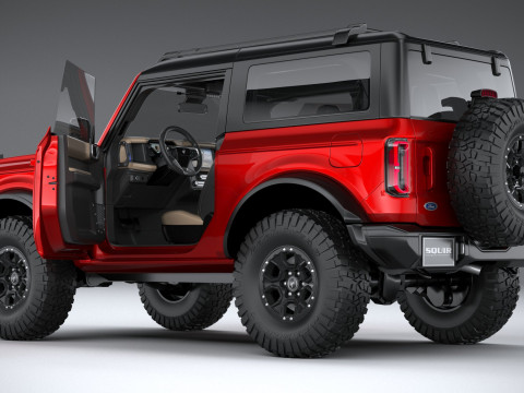 Bronco Wildtrak 2-door 2021 Modelo 3D