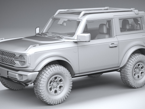 Bronco Wildtrak 2-door 2021 Modelo 3D