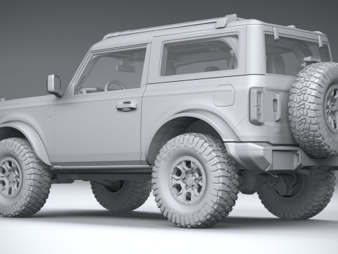 Bronco Wildtrak 2-door 2021 Modelo 3D