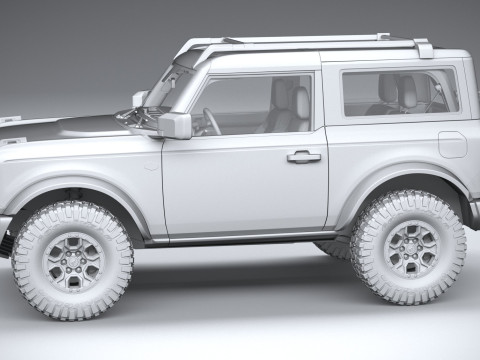 Bronco Wildtrak 2-door 2021 Modelo 3D