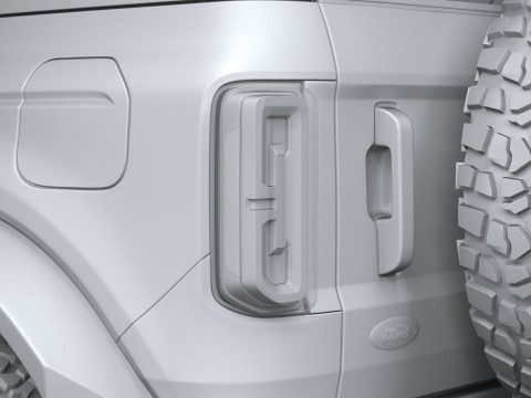 Bronco Wildtrak 2-door 2021 Modelo 3D