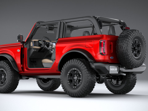 Bronco Wildtrak 2-door 2021 Modelo 3D