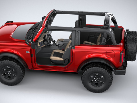 Bronco Wildtrak 2-door 2021 Modelo 3D