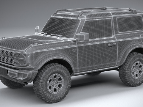 Bronco Wildtrak 2-door 2021 Modelo 3D