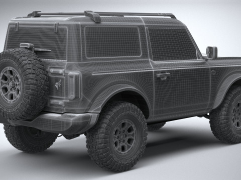 Bronco Wildtrak 2-door 2021 Modelo 3D