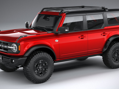Bronco Wildtrak 4-door 2021 Model 3D