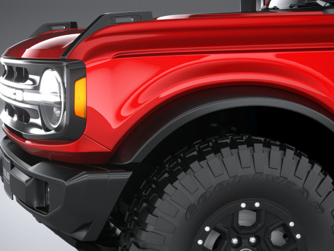 Bronco Wildtrak 4-door 2021 3D Model