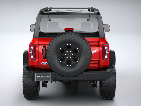 Bronco Wildtrak 4-door 2021 3D Model