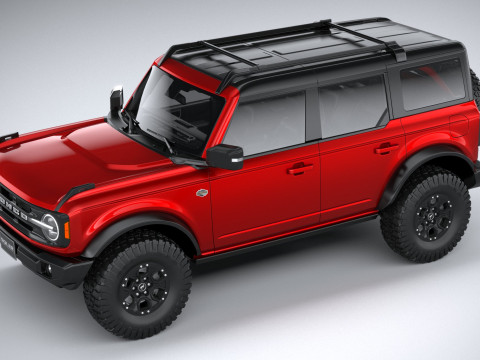 Bronco Wildtrak 4-door 2021 3D Model