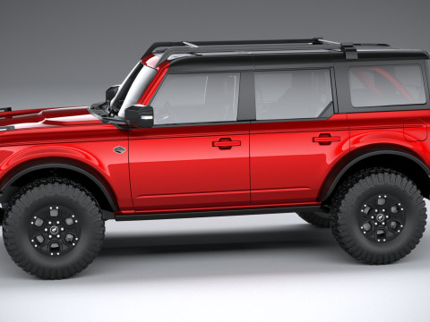 Bronco Wildtrak 4-door 2021 3D Model