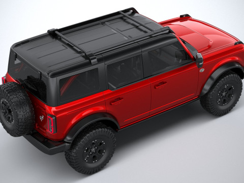 Bronco Wildtrak 4-door 2021 3D Model