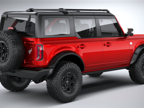 Bronco Wildtrak 4-door 2021 3D Model