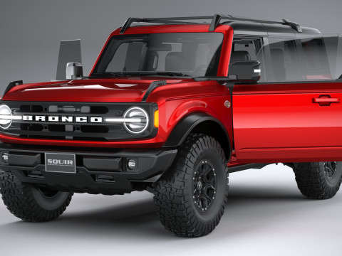 Bronco Wildtrak 4-door 2021 3D Model
