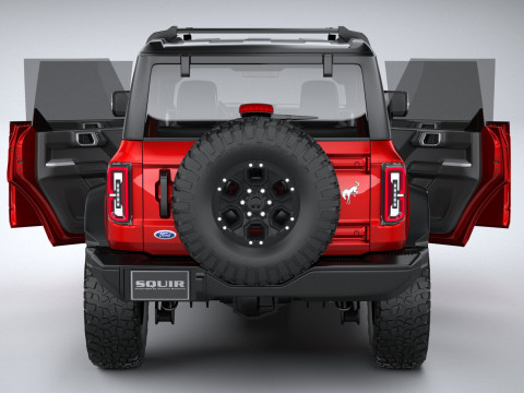 Bronco Wildtrak 4-door 2021 3D Model