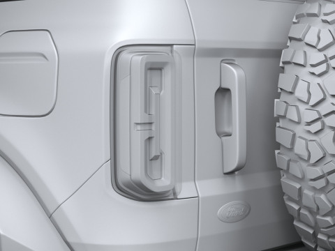 Bronco Wildtrak 4-door 2021 3D Model
