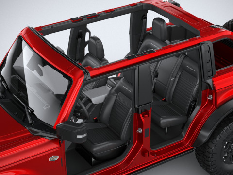 Bronco Wildtrak 4-door 2021 3D Model