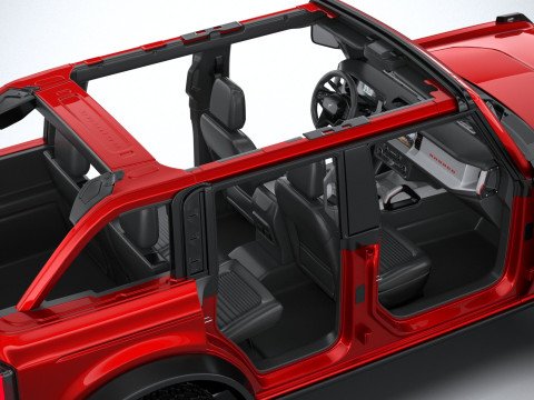 Bronco Wildtrak 4-door 2021 3D Model