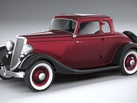 F1934 Coupe 3D Model