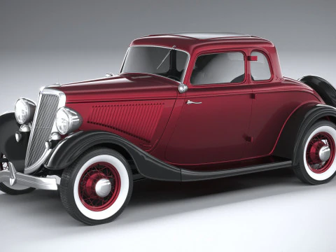 F1934 Coupe 3D Model