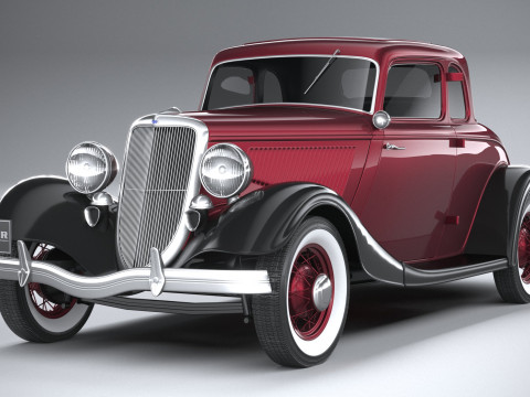 F1934 Coupe Model 3D