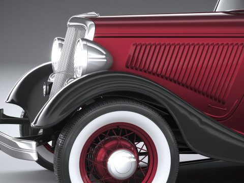 F1934 Coupe Model 3D