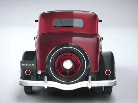 F1934 Coupe 3D Model