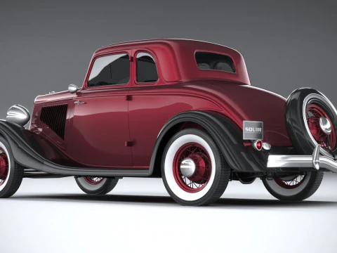 F1934 Coupe 3D Model