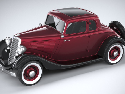 F1934 Coupe Model 3D