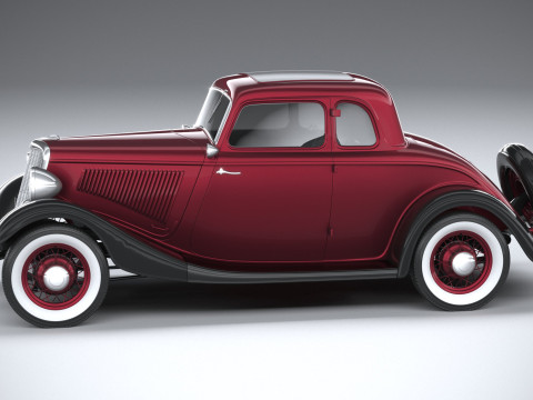 F1934 Coupe Model 3D