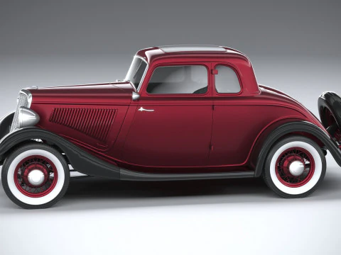 F1934 Coupe 3D Model