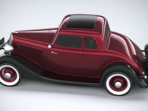 F1934 Coupe 3D Model