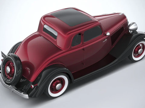 F1934 Coupe 3D Model