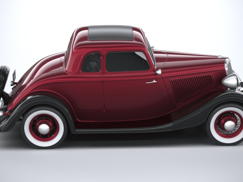 F1934 Coupe Model 3D