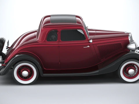 F1934 Coupe 3D Model